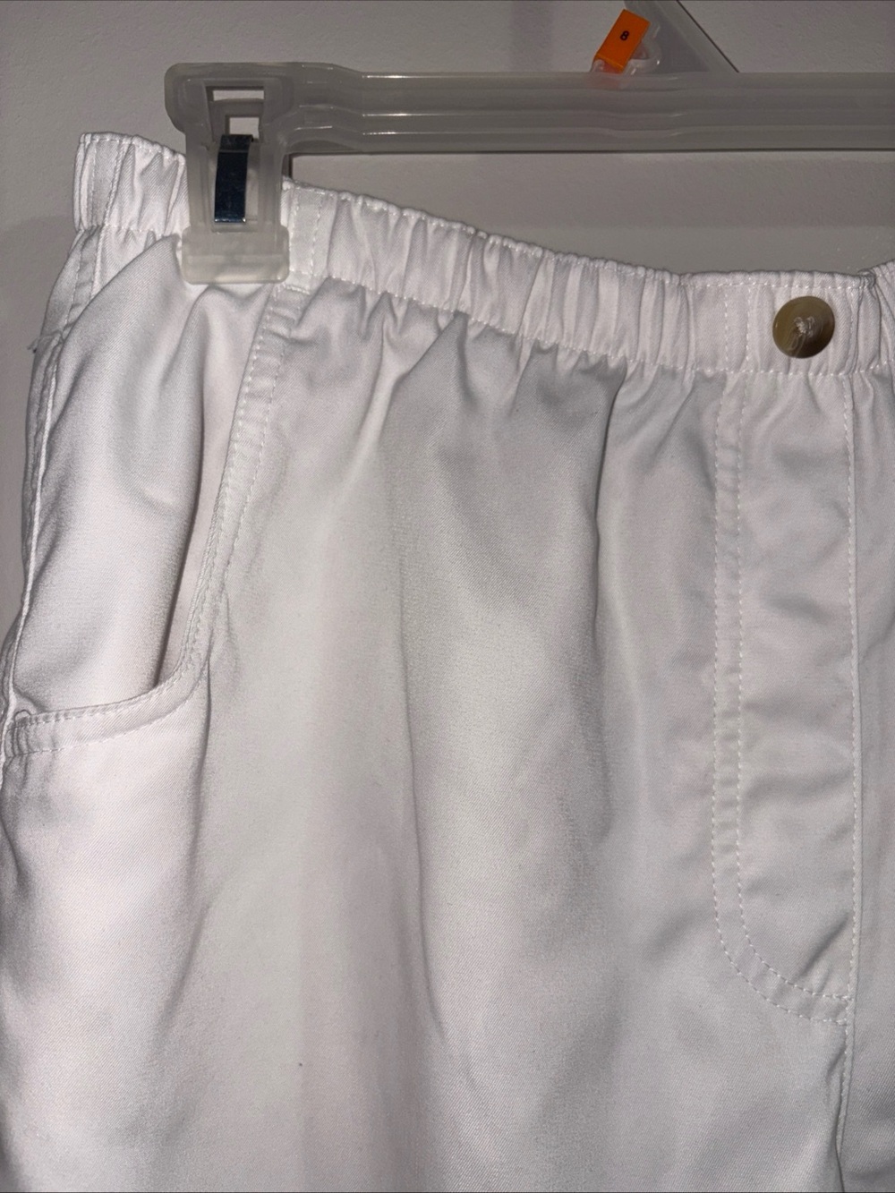 Mountain Lake White Elastic-Waist Capris - Picture 7 of 7